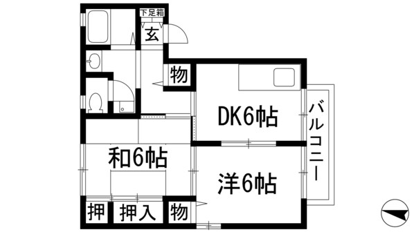 アビタシオン池尻の物件間取画像